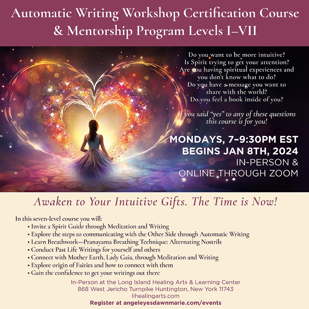 Automatic Writing Certification Course with Dawn Marie