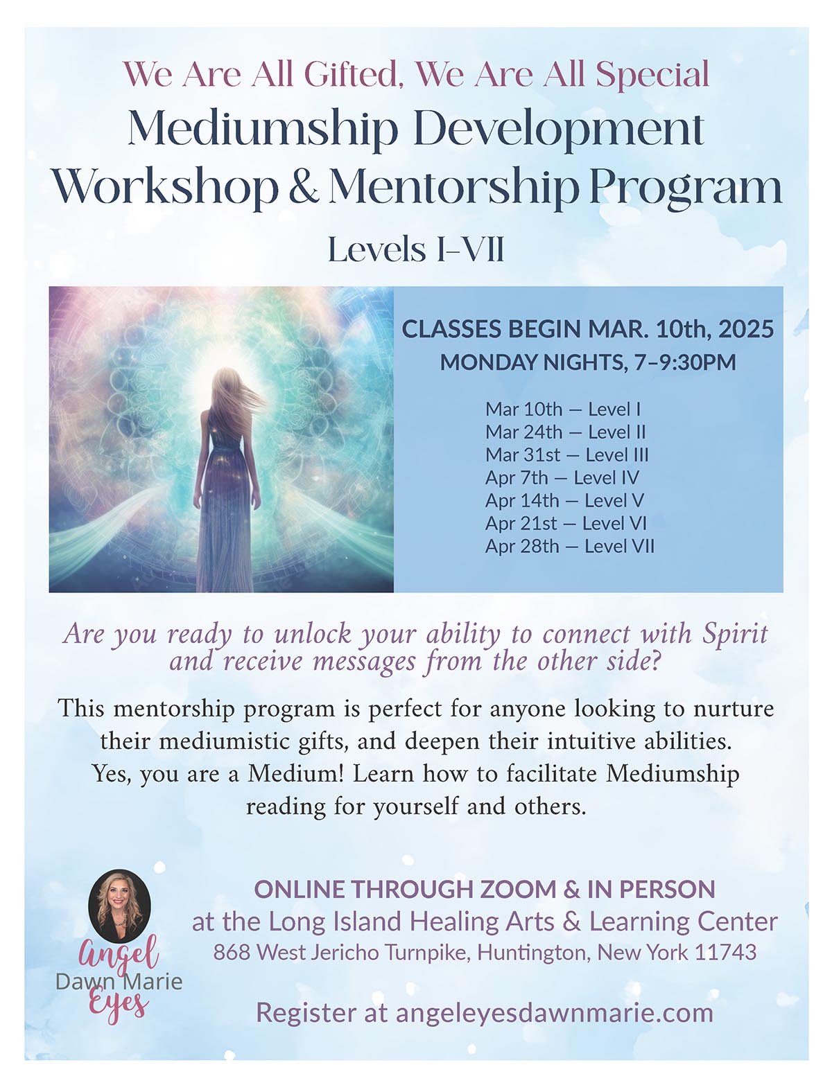 Mediumship Development Workshop and Mentoring Program