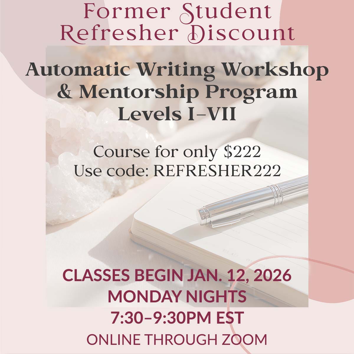 Former Student Course Refresher Discount